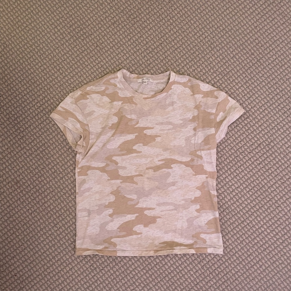 Z Supply Tan Camo Tee